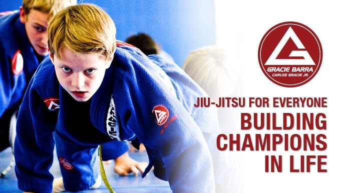 Kinder BJJ Champion Training in Hamburg