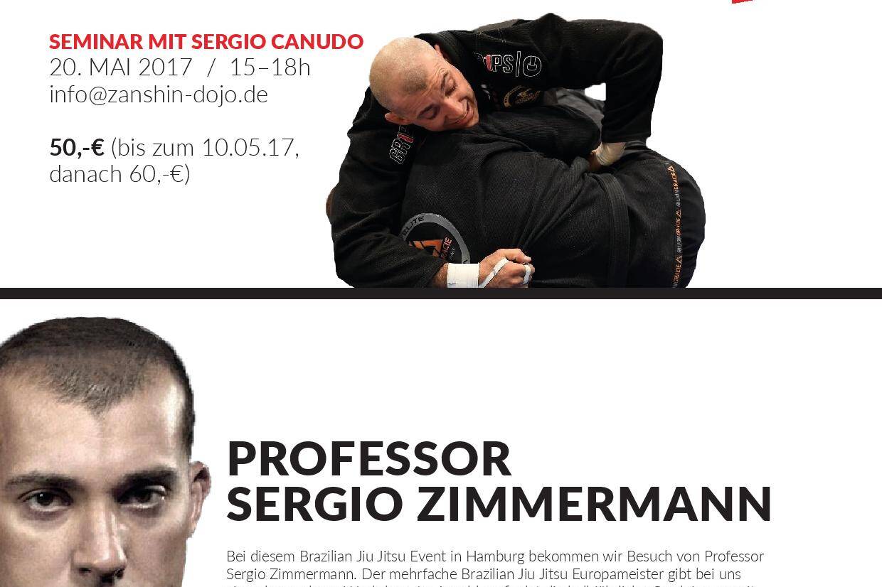 Brazilian Jiu-Jitsu Seminar mit Professor Sergio Zimmermann