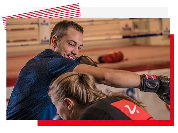 Gruppentraining im Kickboxen Zanshin Dojo Hamburg