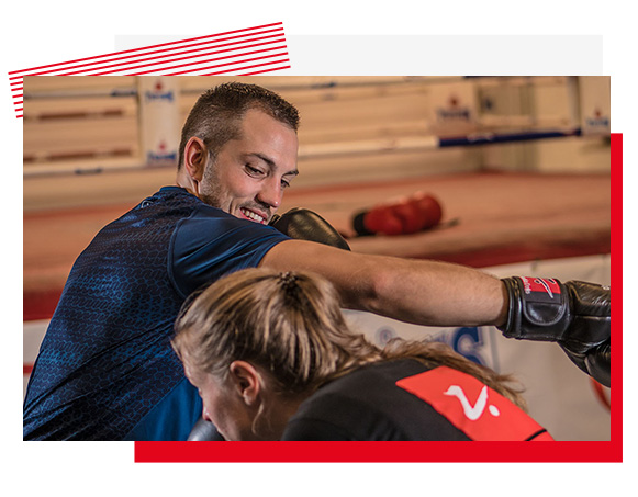 Gruppentraining im Kickboxen Zanshin Dojo Hamburg